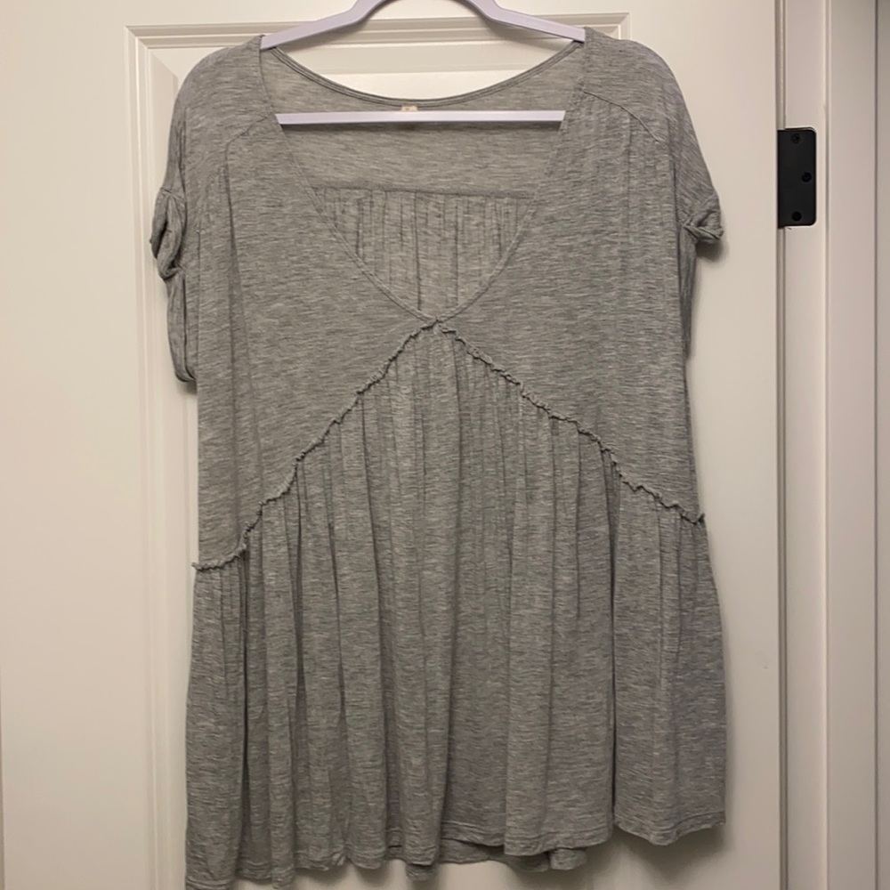 Gray Peplum Tunic Wishlist